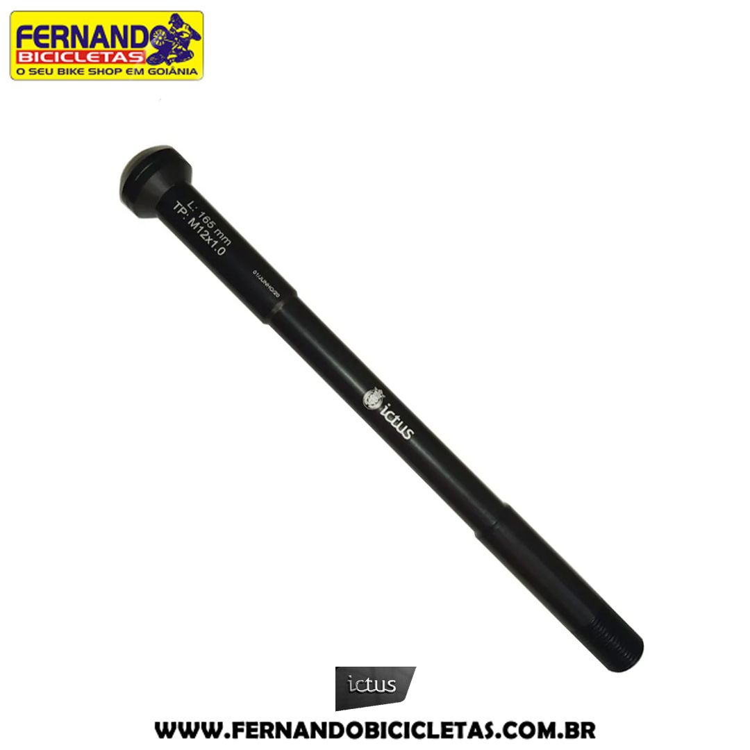 Eixo passante Boost Ictus 12mm x 148mm / 165mm x 1.0mm