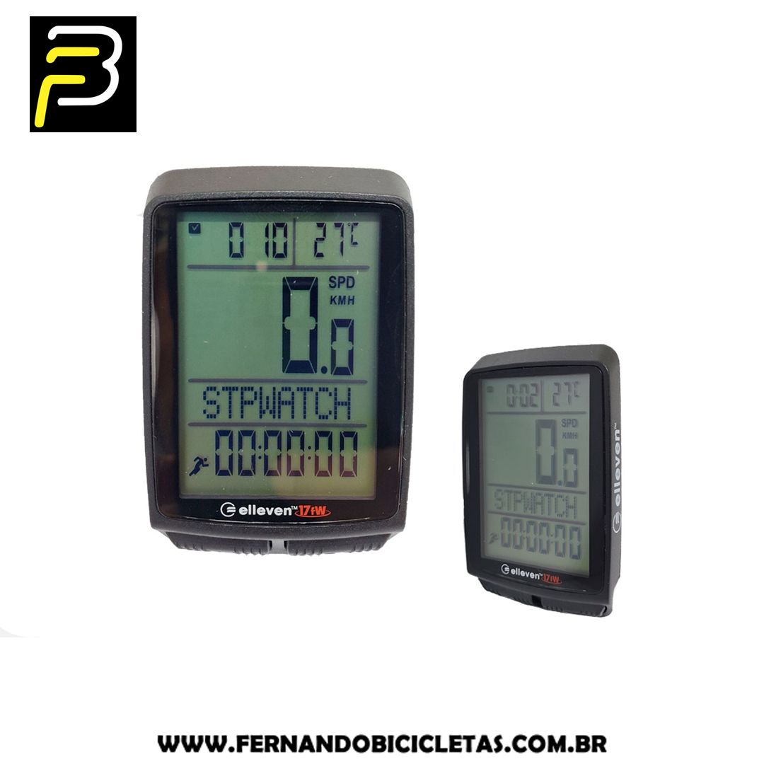 Ciclo computador Elleven Wireless 17 Funções