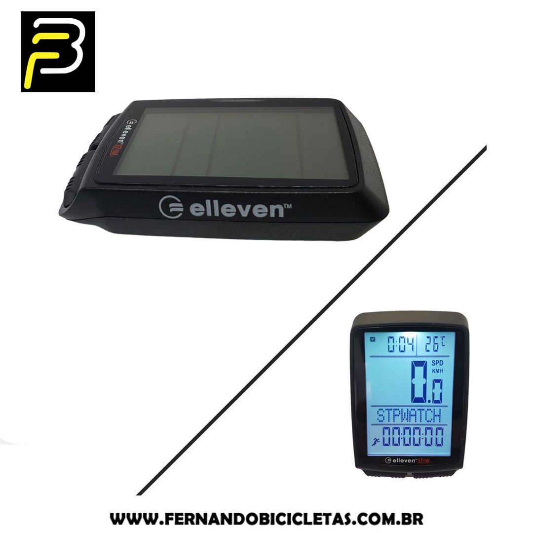 Ciclo computador Elleven Wireless 17 Funções