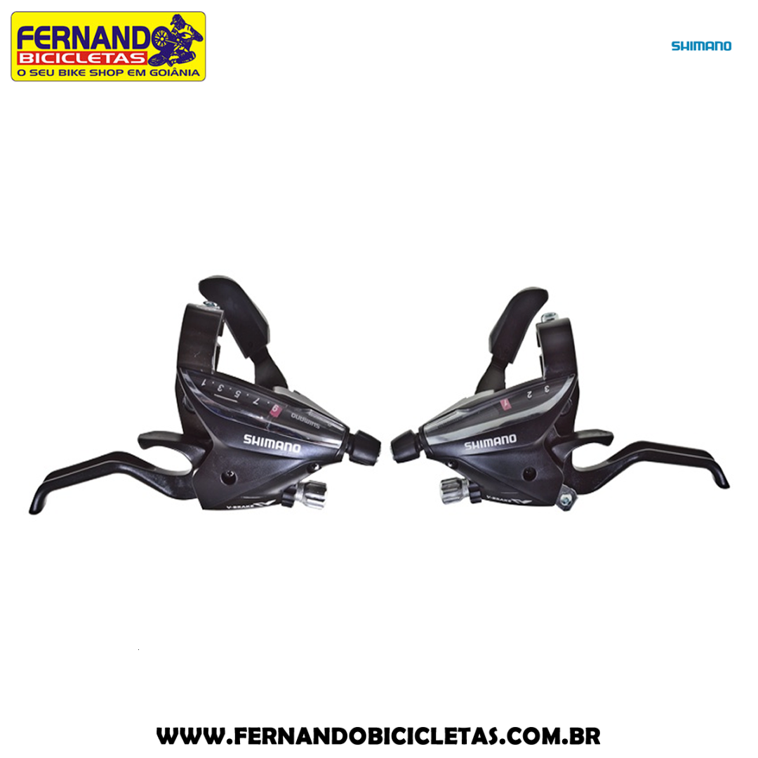 Rapid Fire Shimano ST-EF65 3 x 8 Velocidades