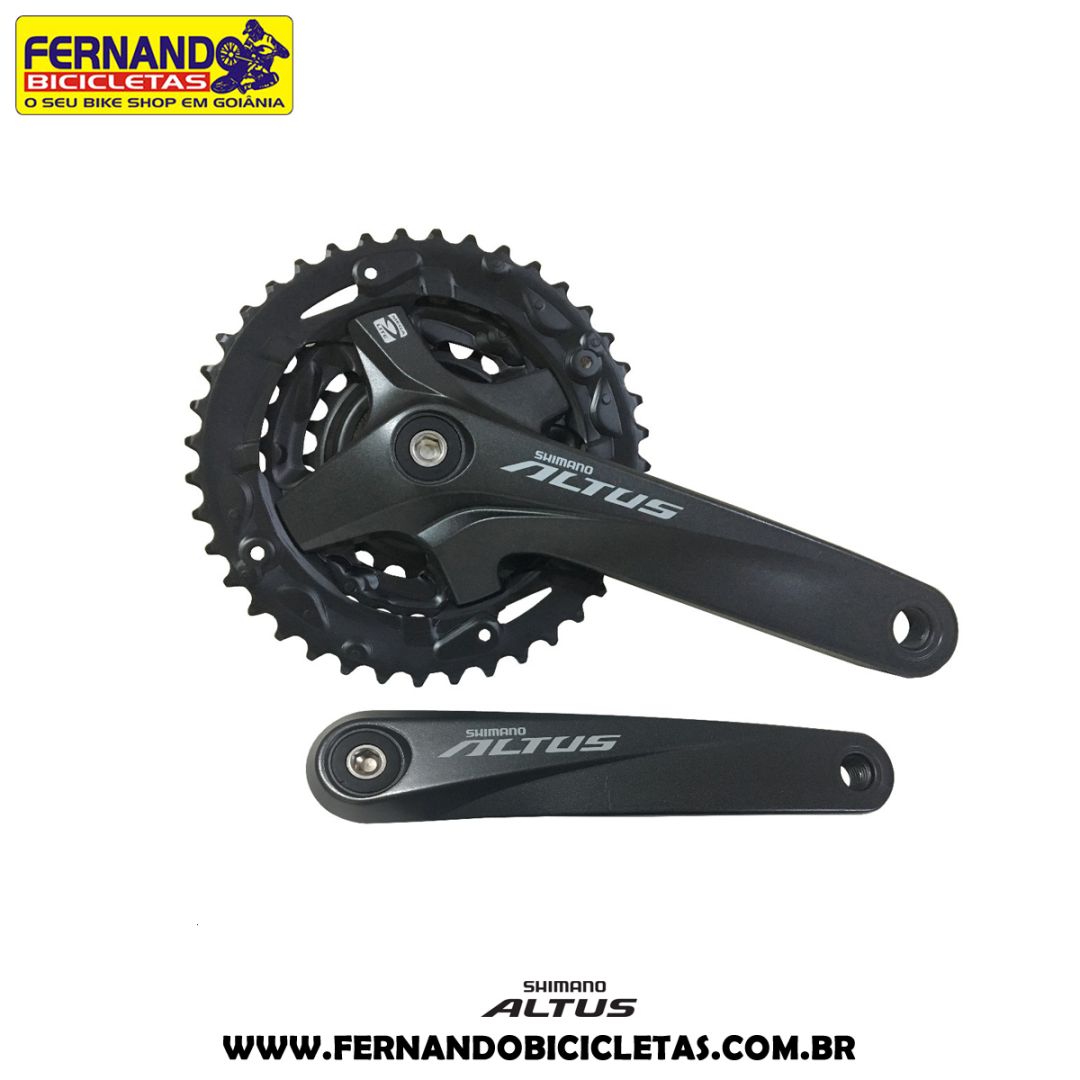 Pedivela Shimano Altus FC-M2000 3 x 9 Vel