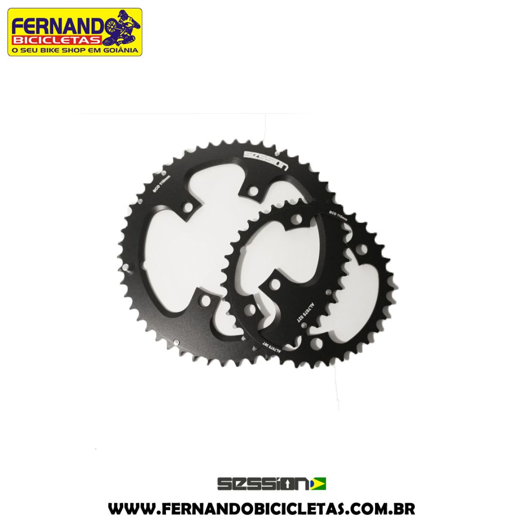 Coroas Session Speed BCD 110mm 52-36 D