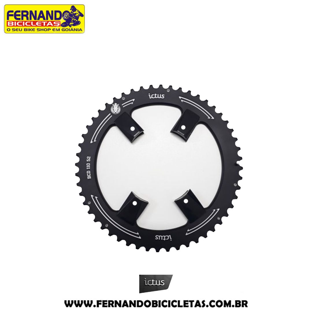 Coroa Ictus 52 Dentes BCD 110 P/ Shimano 105 5800