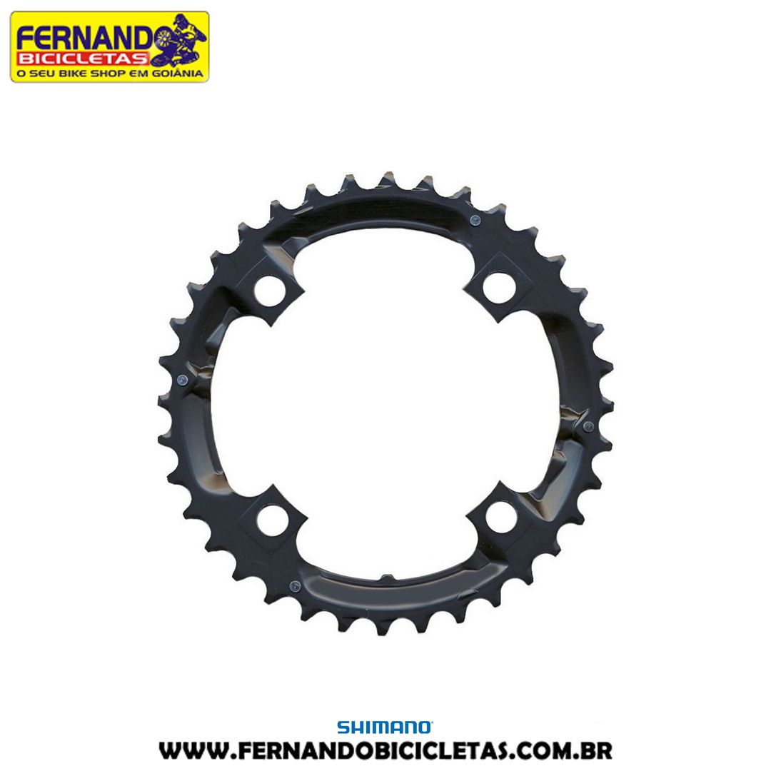 Coroa Shimano Deore FC-M590 3 x 9v 104mm 36 Dentes