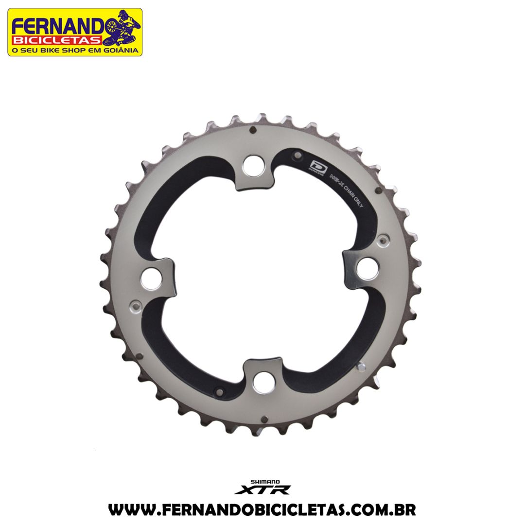 Coroa Shimano XTR FC-M980 2x10 Vel 38 Dentes