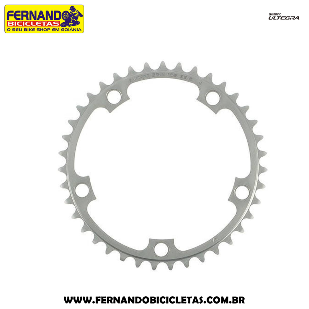 パーツ Shimano Ultegra 6600 2x10 Coroa Shimano Ultegra FC-6600 39T 2 X 10 130mm - O seu bike shop.