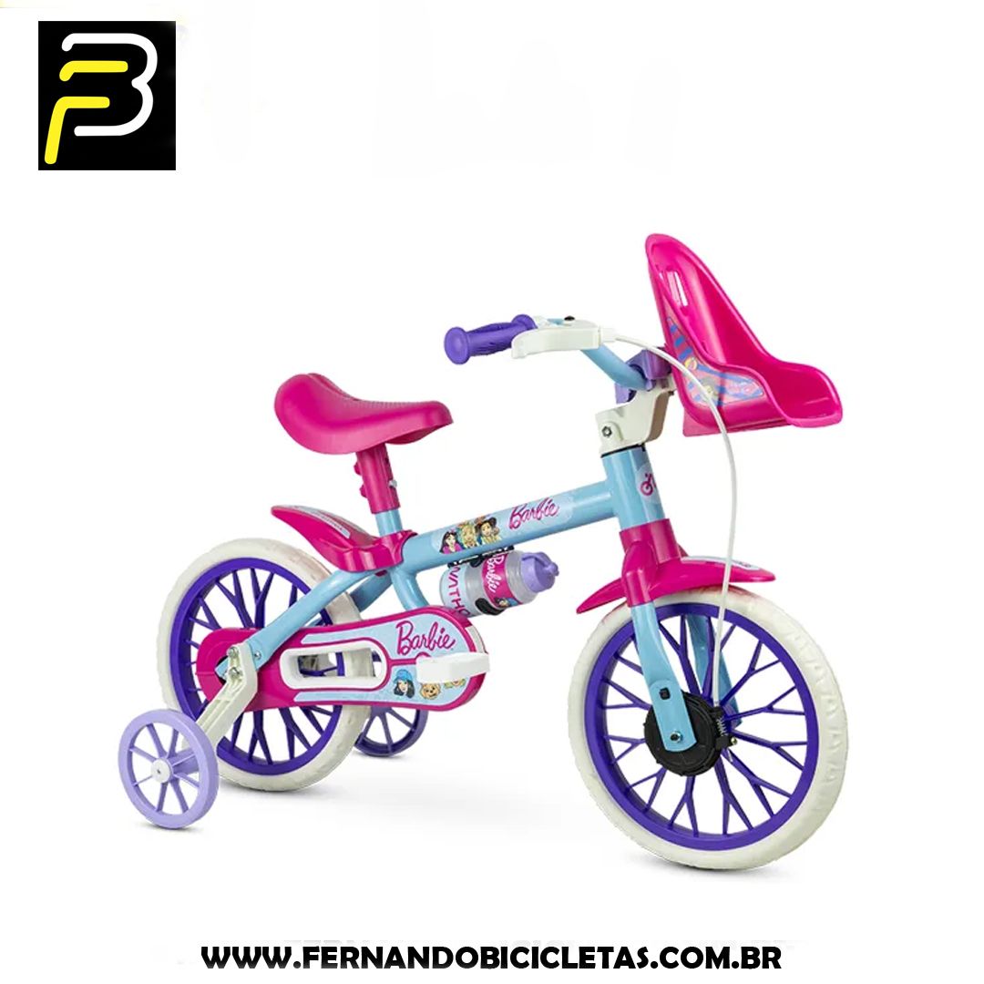 Bicicleta Nathor Barbie - Aro 12