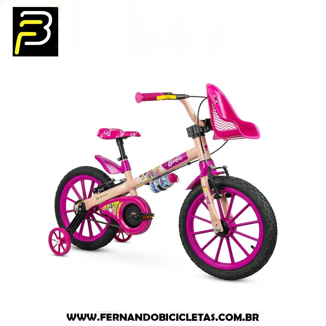 Bicicleta Nathor Barbie - Aro 16