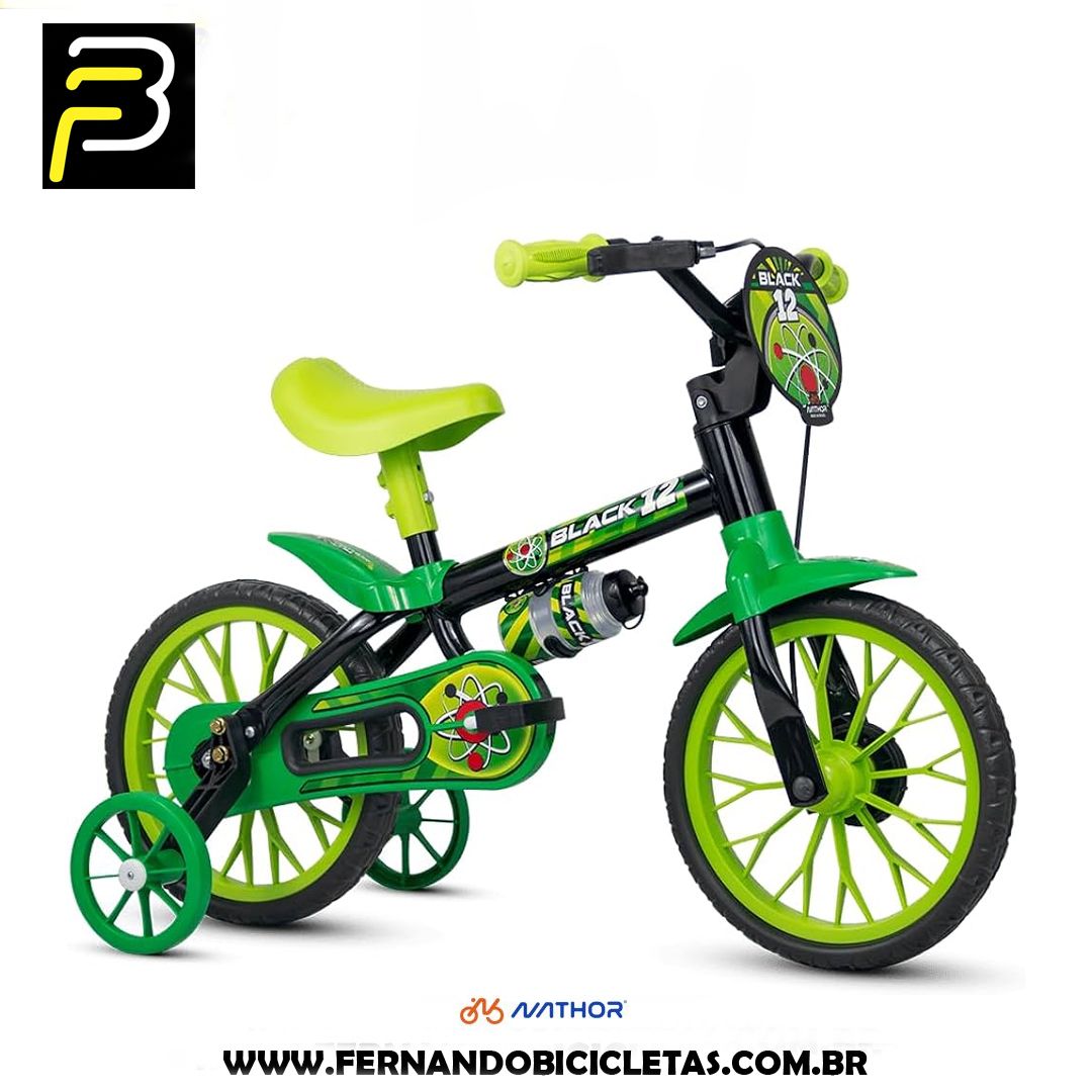 Bicicleta Nathor Black Aro 12