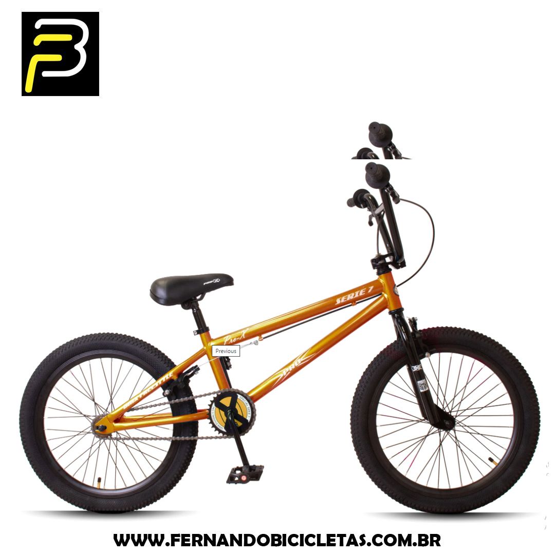 Bicicleta Bmx Série 7 Aro 20 Aço Hi-Ten U-Brake - O seu bike shop.