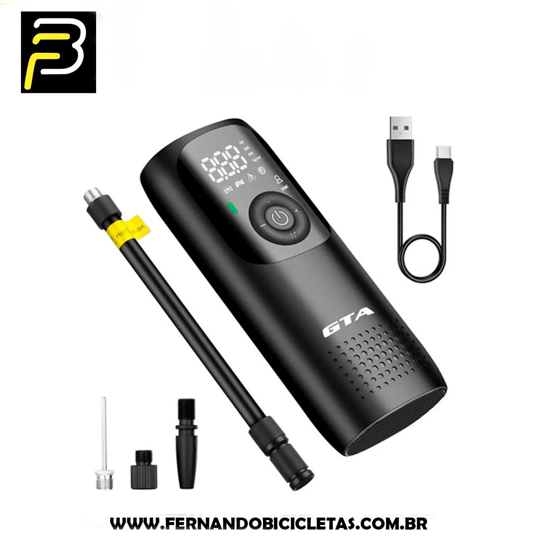 Bomba de Ar GTA Elétrica Smart Plus 150 psi Recarregável