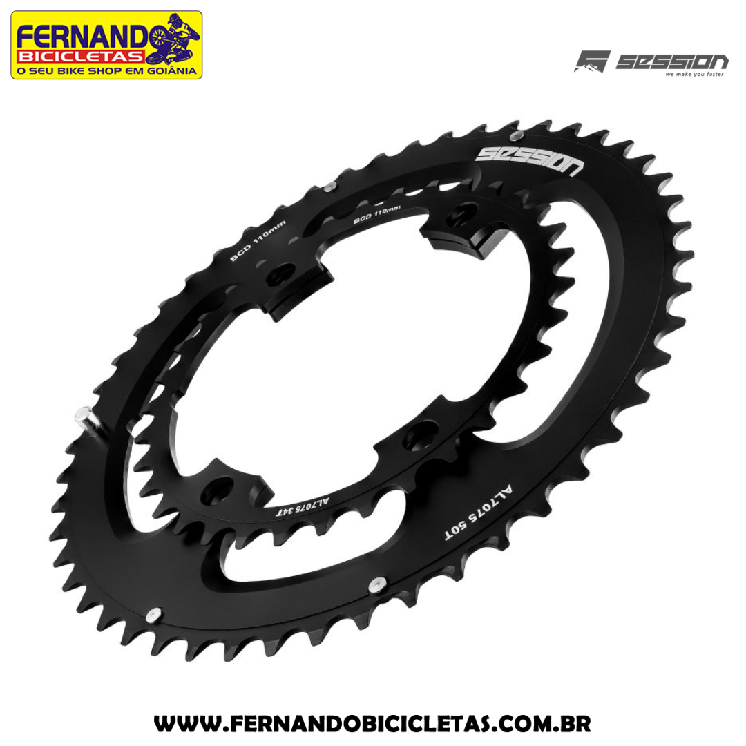 Coroas Session Speed BCD 110mm 50-34 D