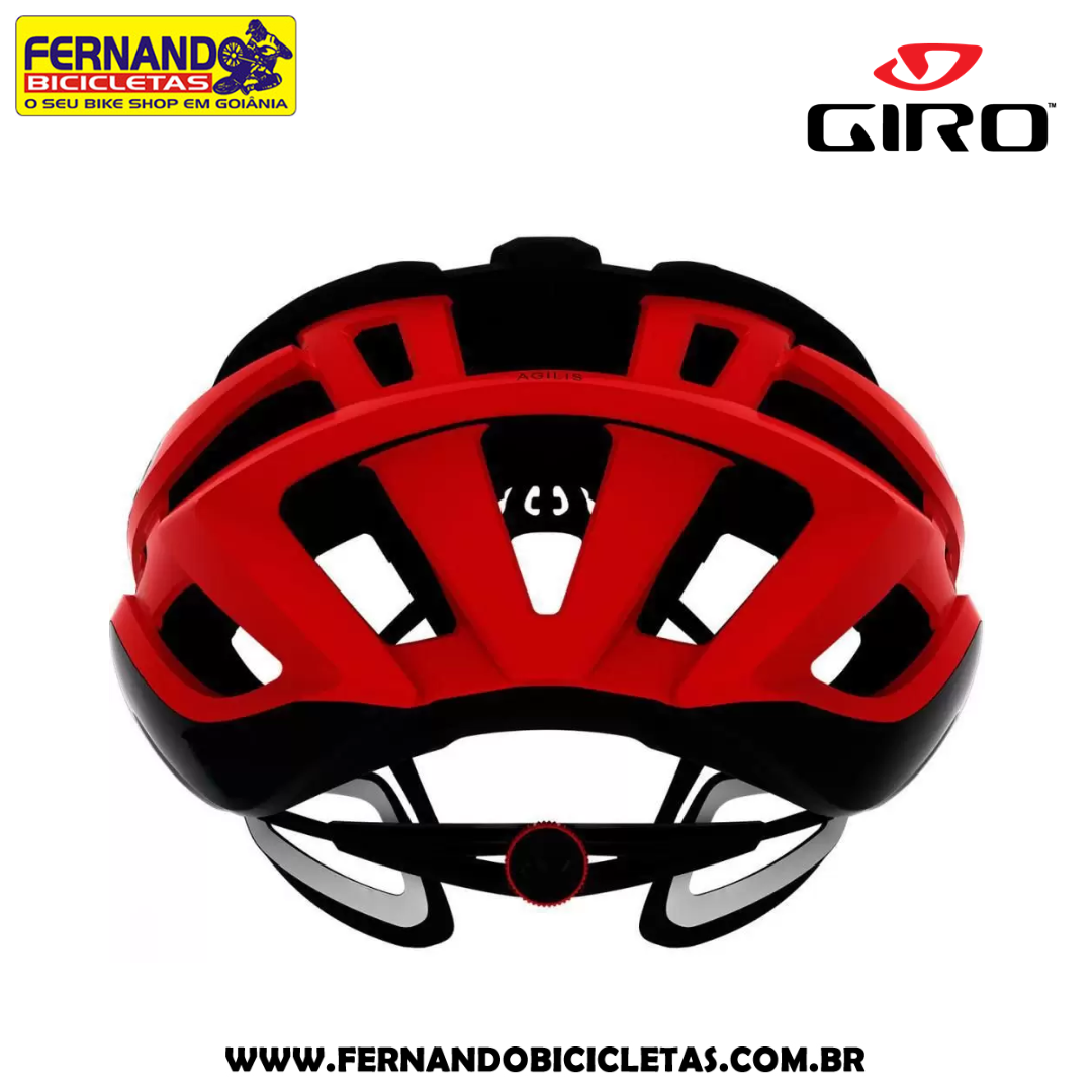 Capacete Giro Agilis - Preto/Vermelho