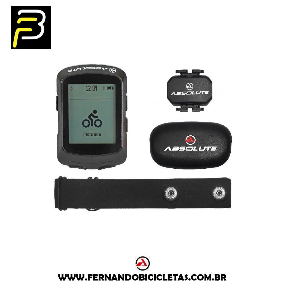 Ciclocomputador com GPS Absolute Wild Bundle