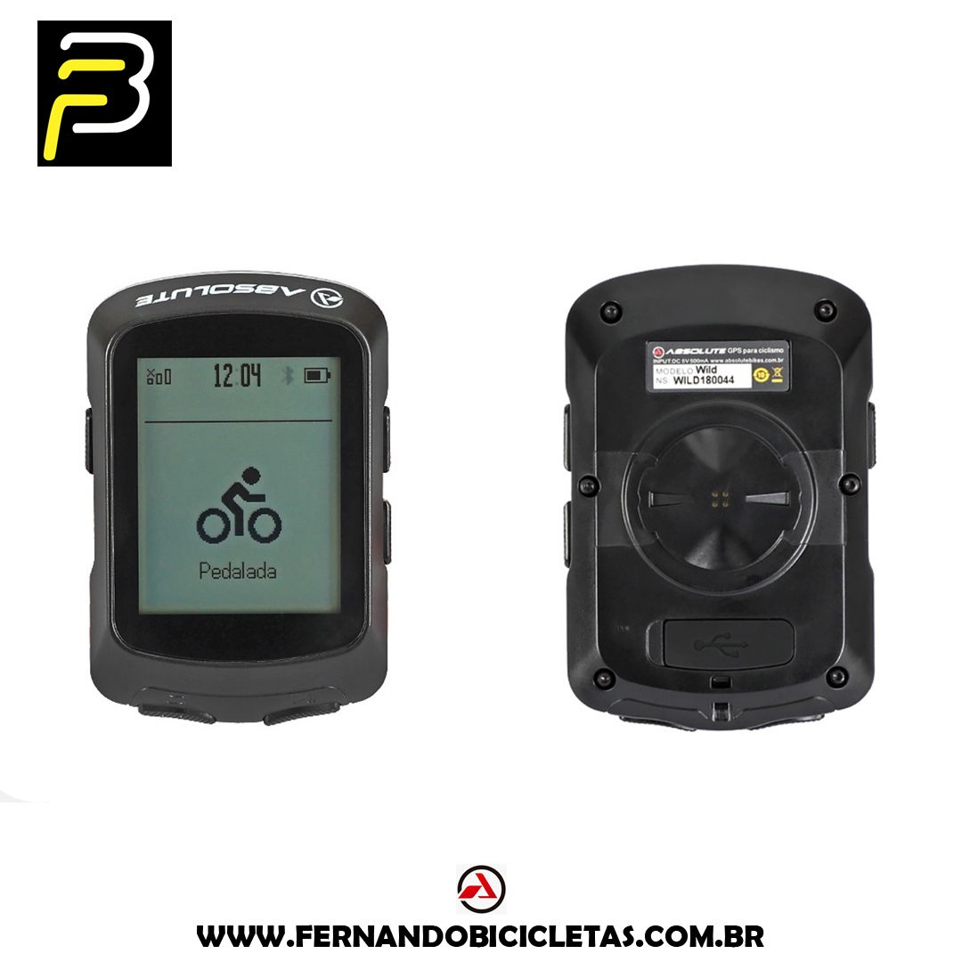 Ciclocomputador com GPS Absolute Wild Bundle