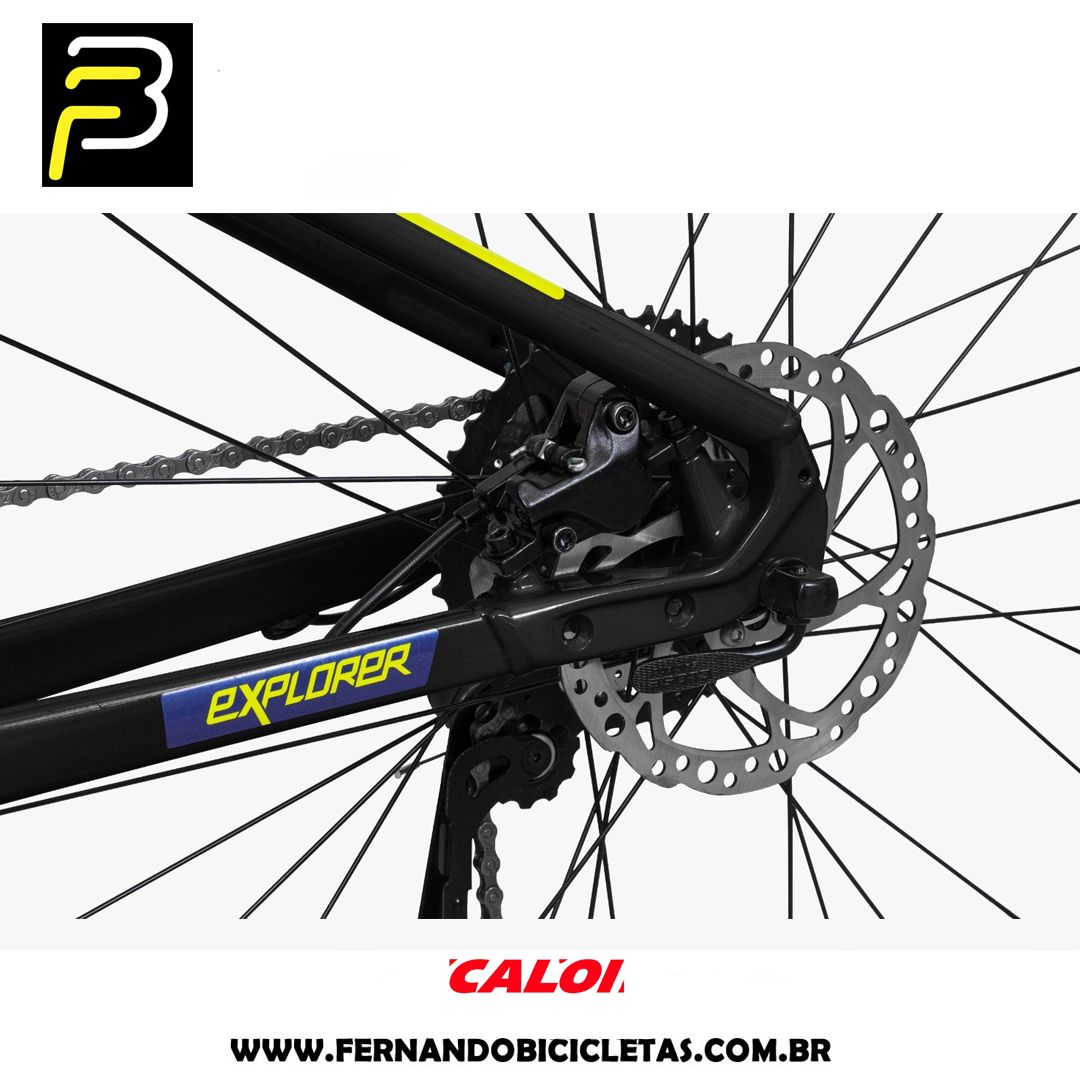 Bicicleta Mtb Caloi Explorer Sport 2024 Freio Hidráulico 16v