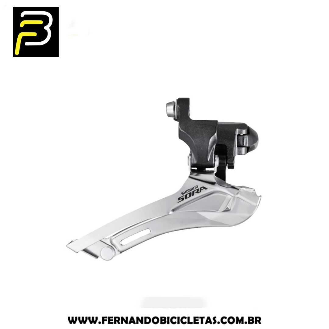 Câmbio Dianteiro Shimano Sora FD-3500 9 Velocidades Braze On