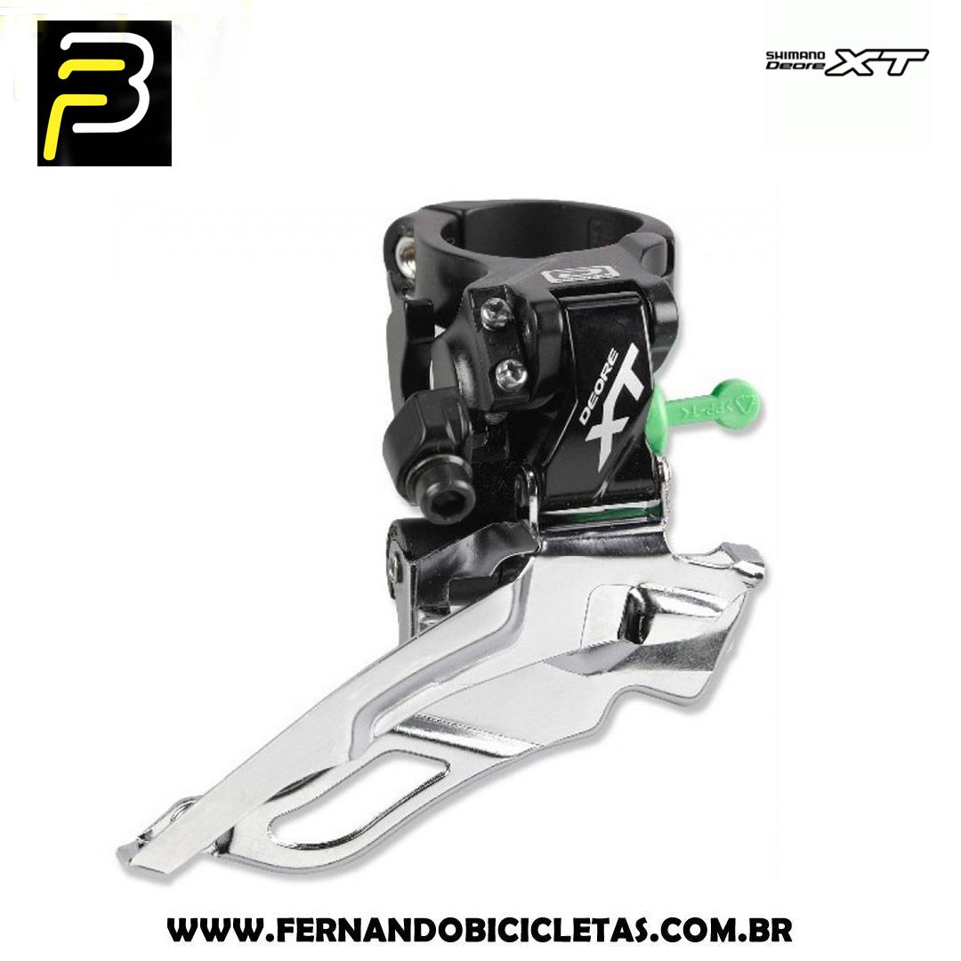 Cambio Dianteiro Shimano Deore XT FD-M781 3x10 Velocidades