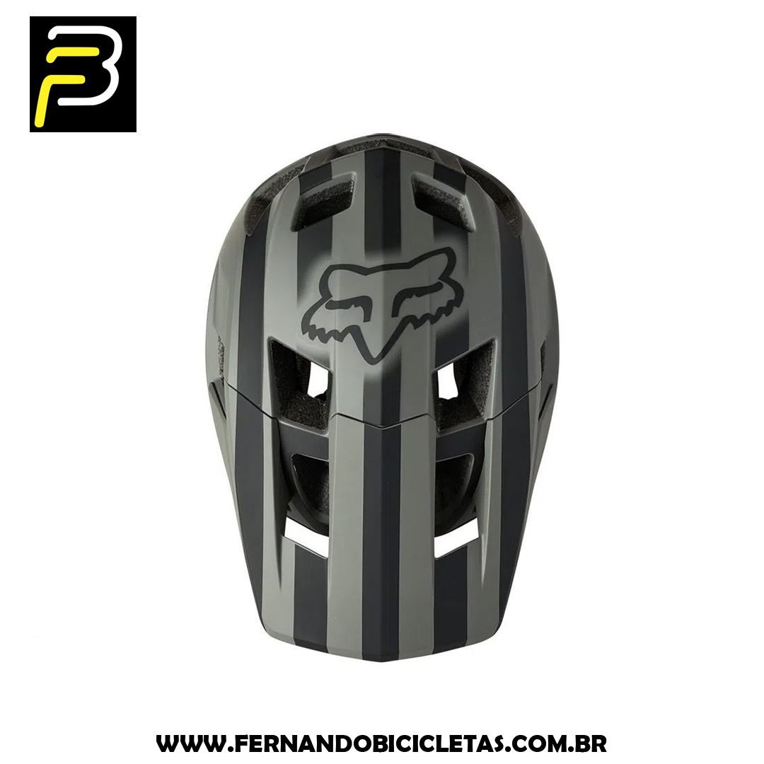 CAPACETE FOX DROPFRAME PRO TWO TONE PRETO MIPS