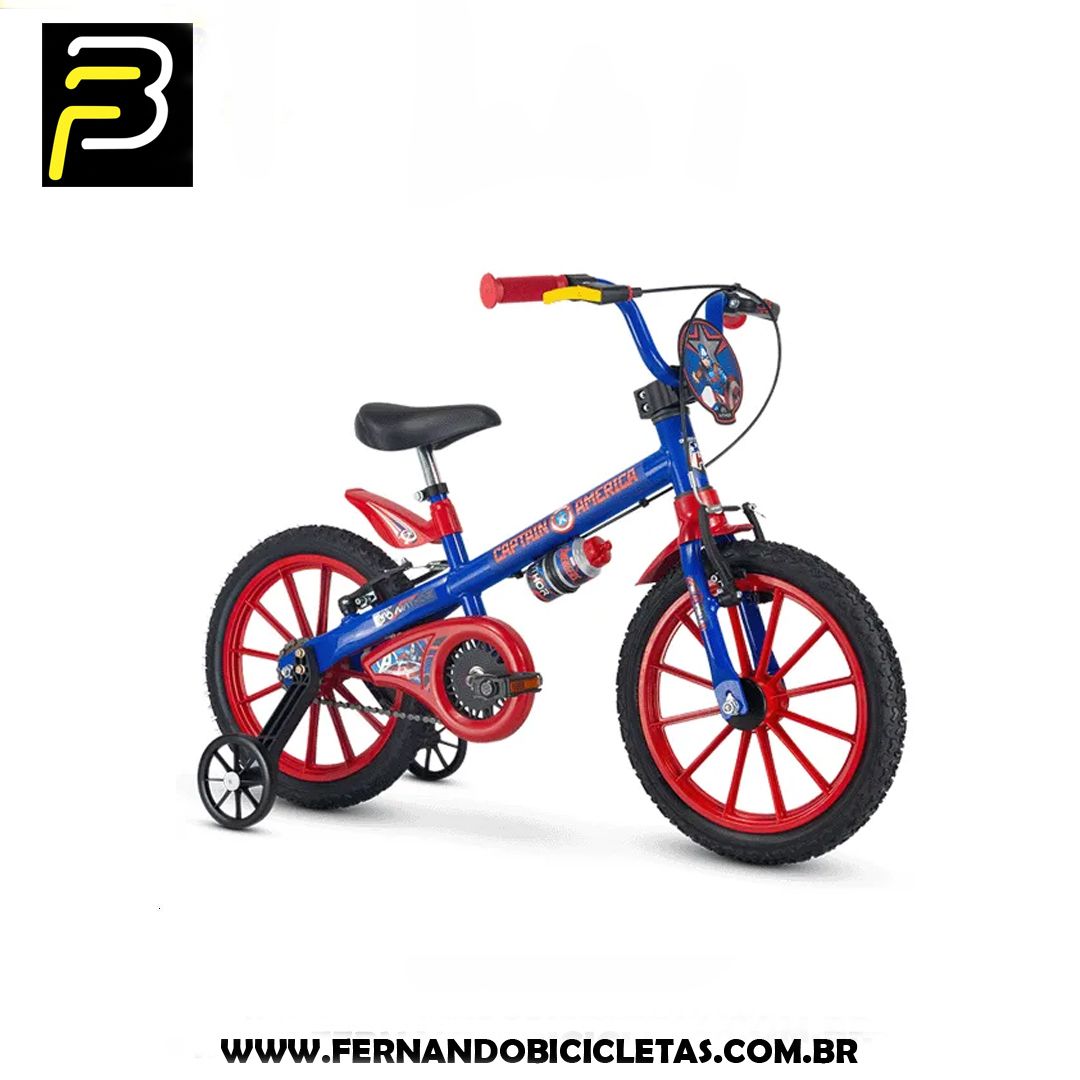 Bicicleta Nathor Capitão América - Aro 16