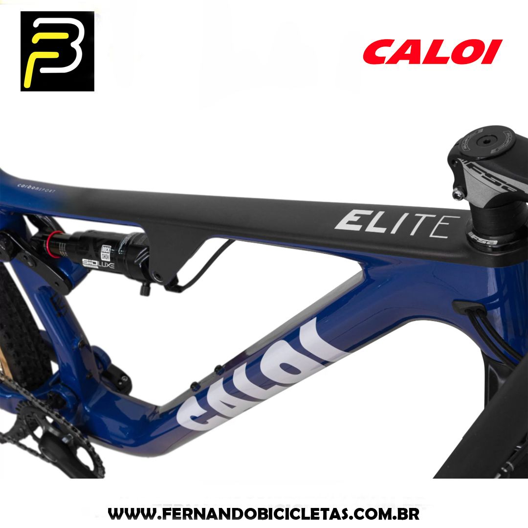 Bicicleta Caloi Elite Carbon FS Sport 
