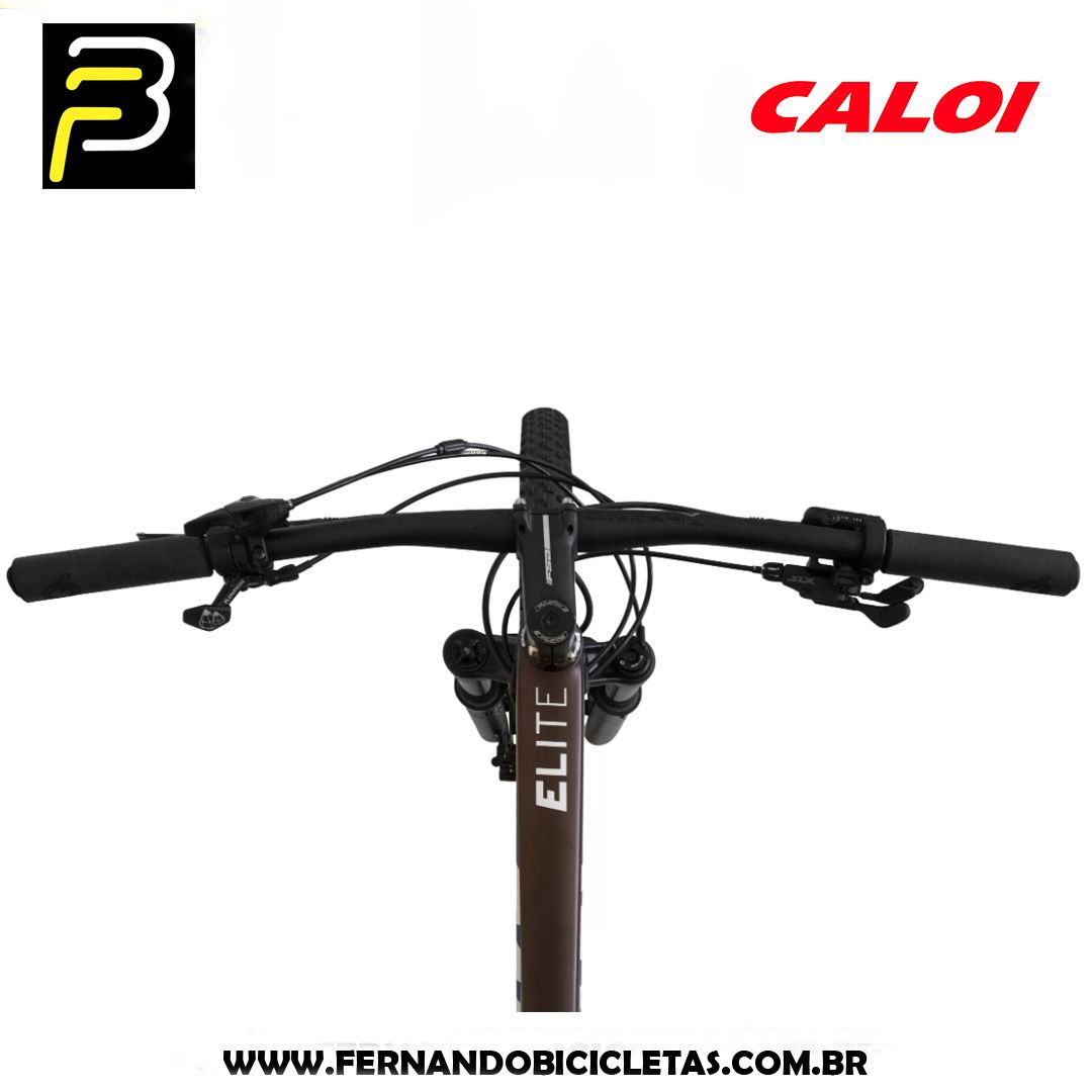 Bicicleta Caloi Elite Carbon FS Sport 
