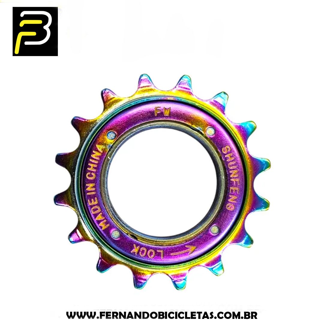 Catraca roda livre 1 velocidade Shunfeng Camaleão