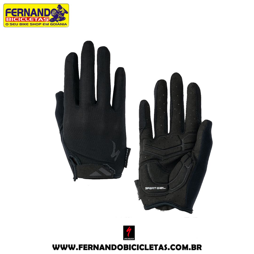 Luva Specialized BG Sport Gel Dedo longo