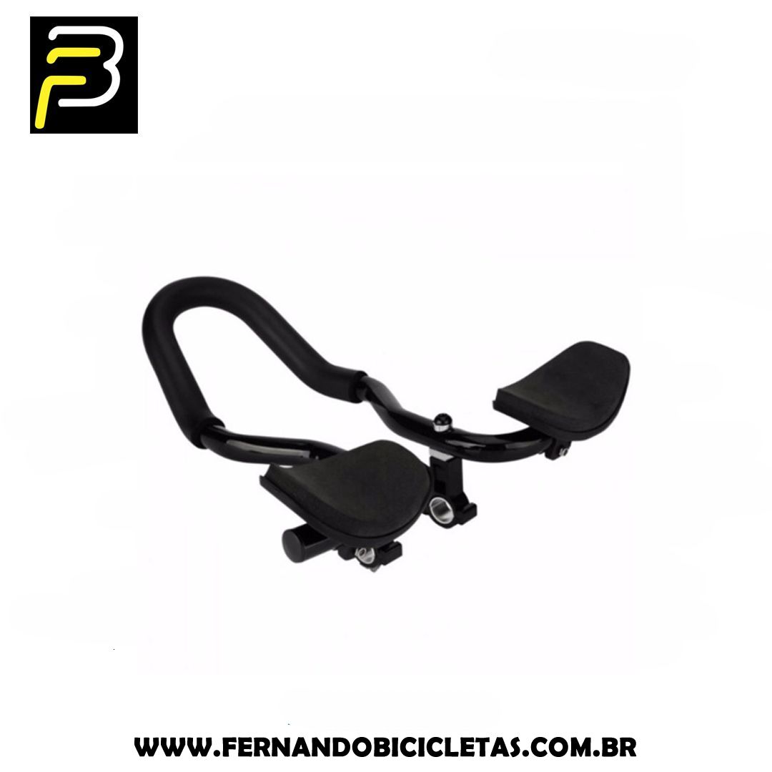 Apoio Clip p/ Guidao Triathlon Preto Tranz-x Regulagem