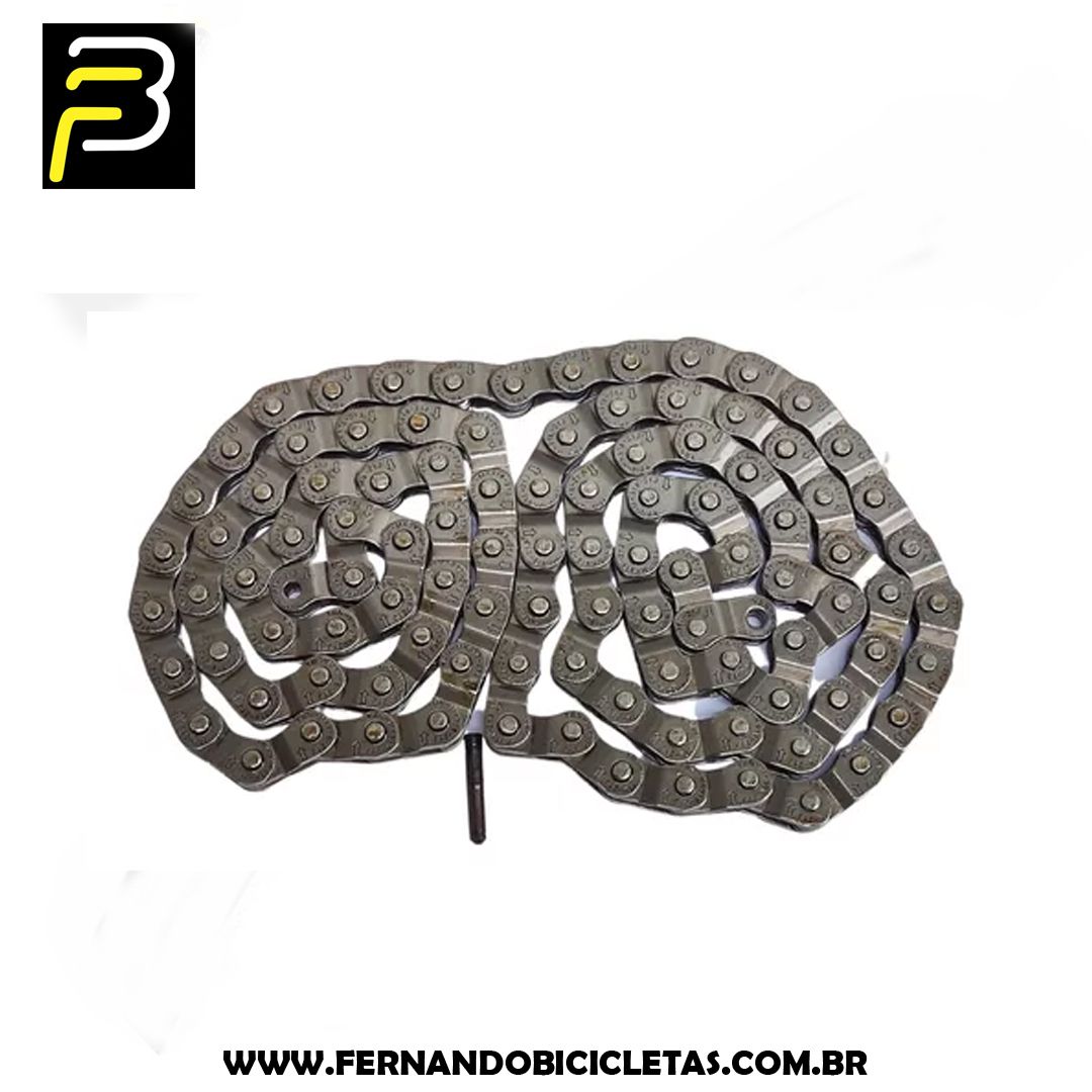 Corrente Ybn Mk918 Half Link Grossa Cinza Bmx Mtb Single Dj
