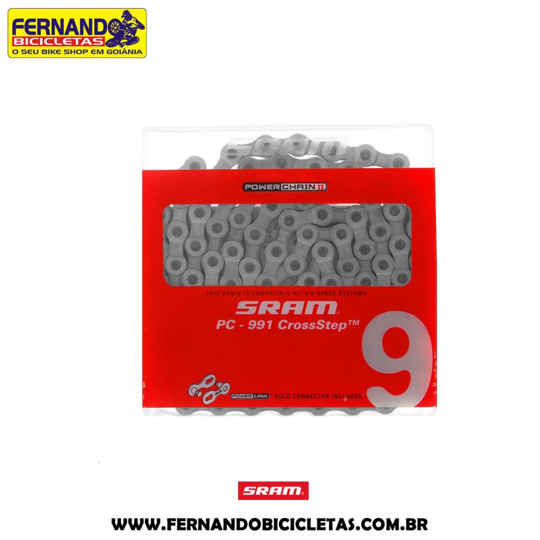 Corrente Sram PC 991 Cross Step 9 Velocidades