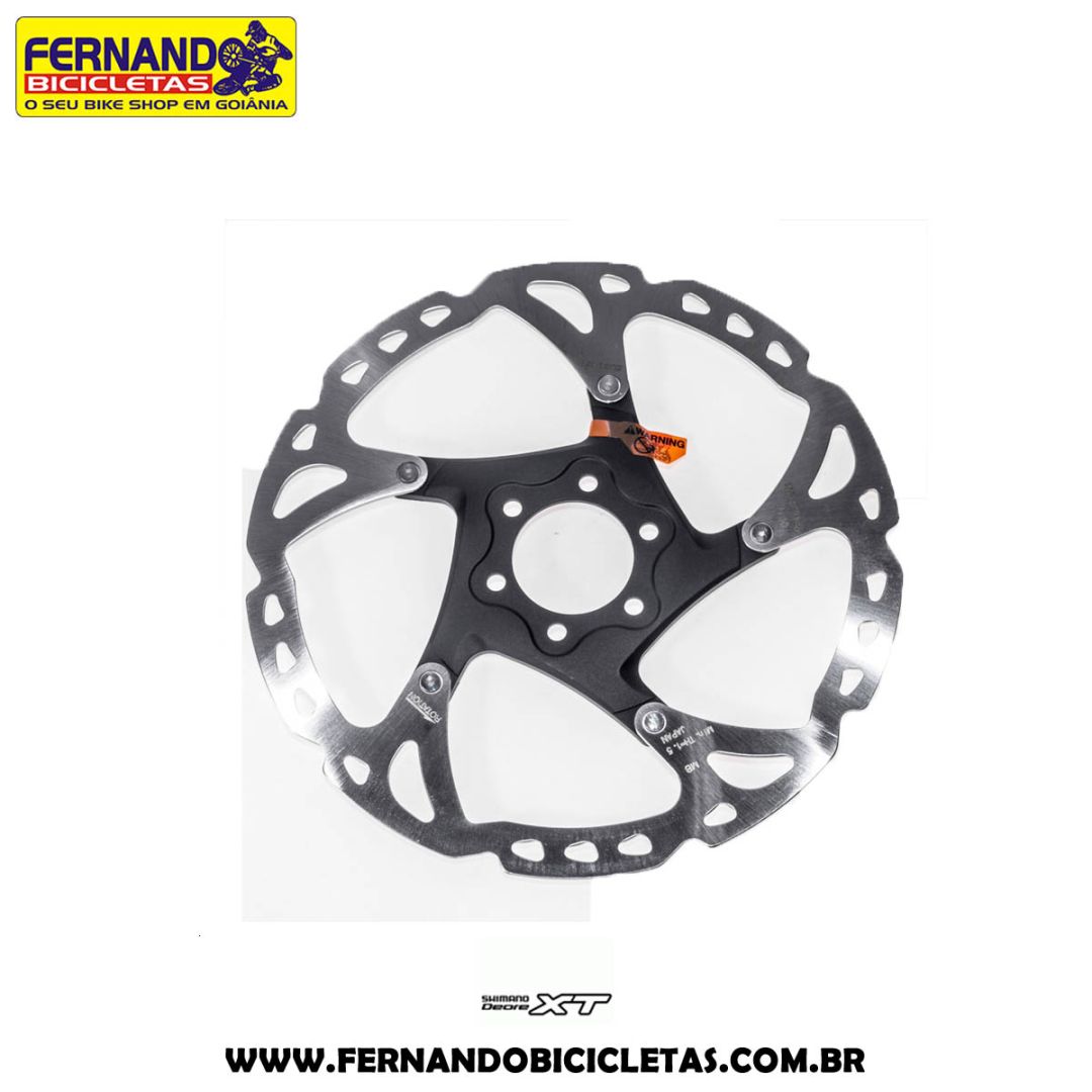 Disco Rotor Shimano Deore XT SM-RT76 6 Furos 160mm