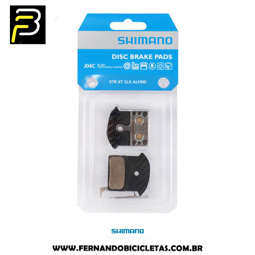 Pastilha de Freio Shimano J04C XTR / XT / SLX / ALFINE Ice Tech Metal