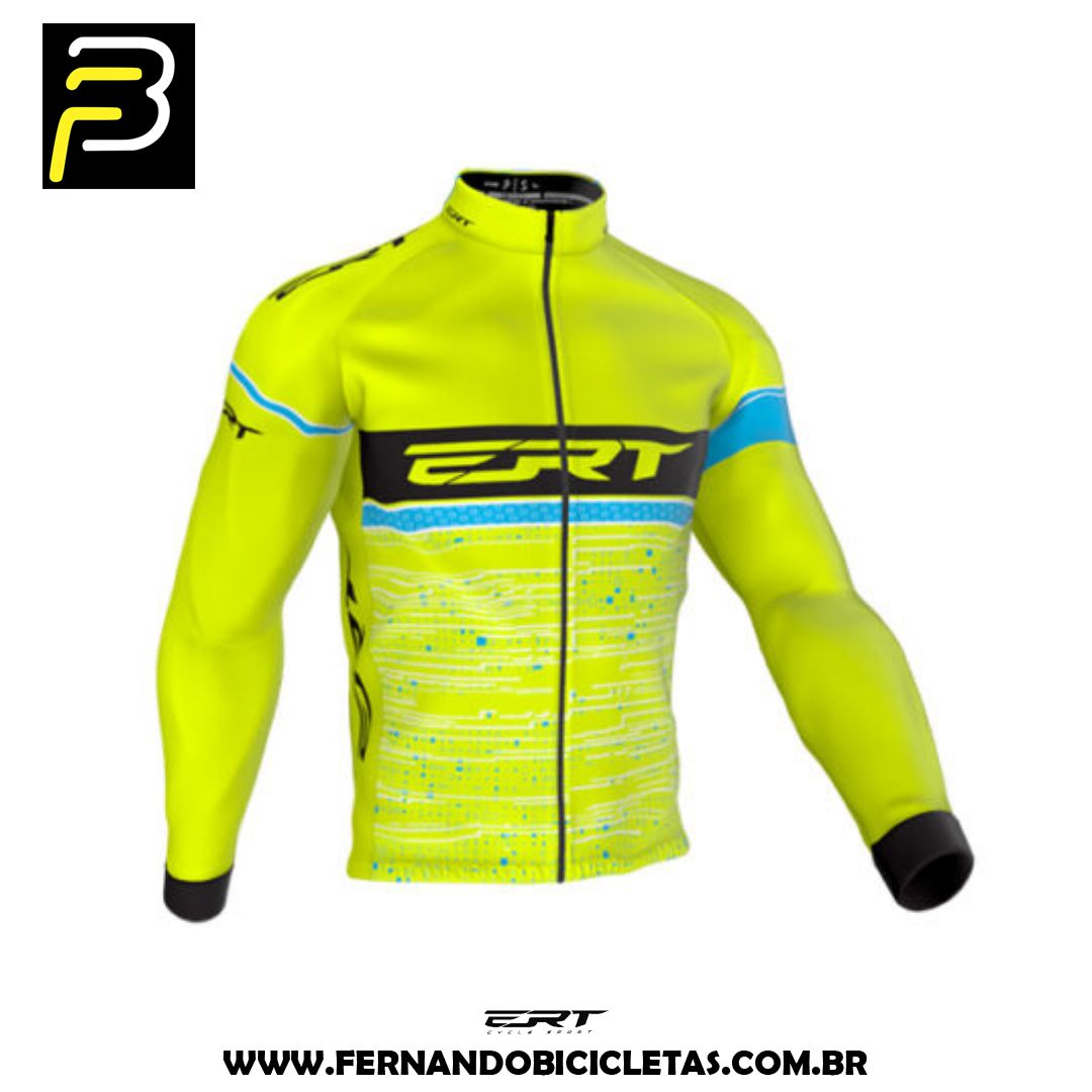 Casaco ERT Cycling Team Azul