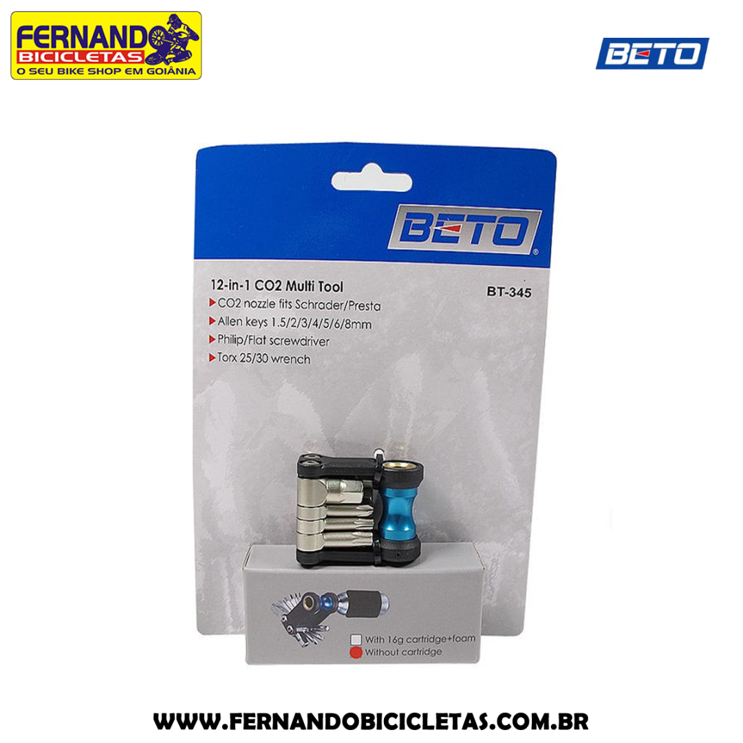 Canivete de Ferramentas Beto BT-345 12 Funçoes / CO2