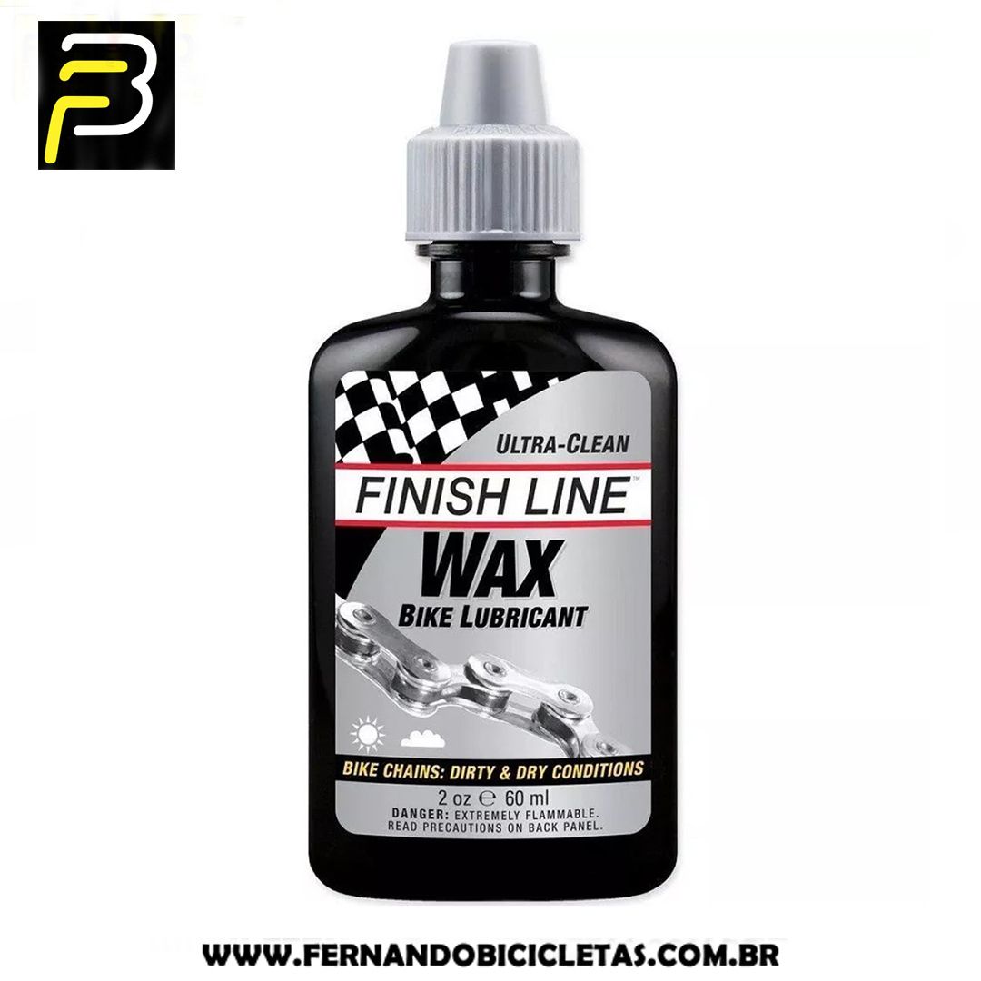 Lubrificante de Corrente Finish Line Cera - Tempo seco 60ml