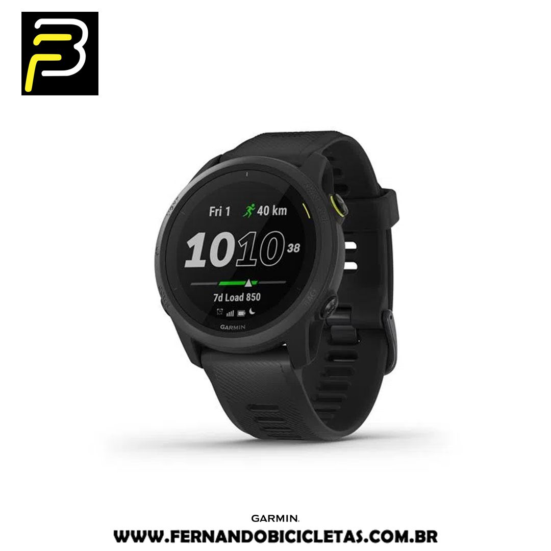 Relógio Garmin Forerunner 745 Monitor Cardíaco de Pulso e GPS