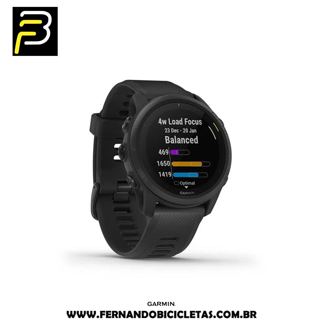 Relógio Garmin Forerunner 745 Monitor Cardíaco de Pulso e GPS