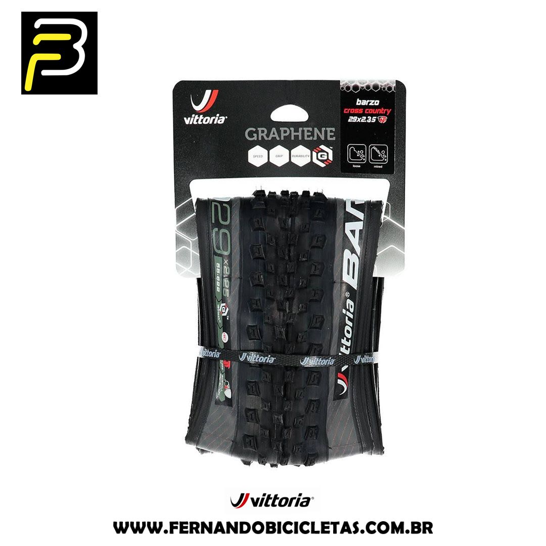 Pneu 29x2.25 Vittoria Graphene Barzo XC Trail - Tubeless