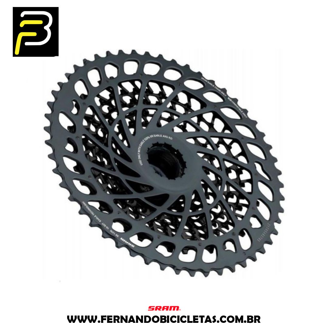 Cassete Sram X01 Eagle 10/52 12v Xg-1295 - Preto 
