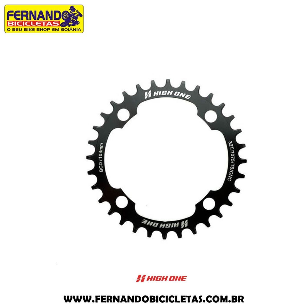 Coroa high on Single Speed 32T 104 BCD