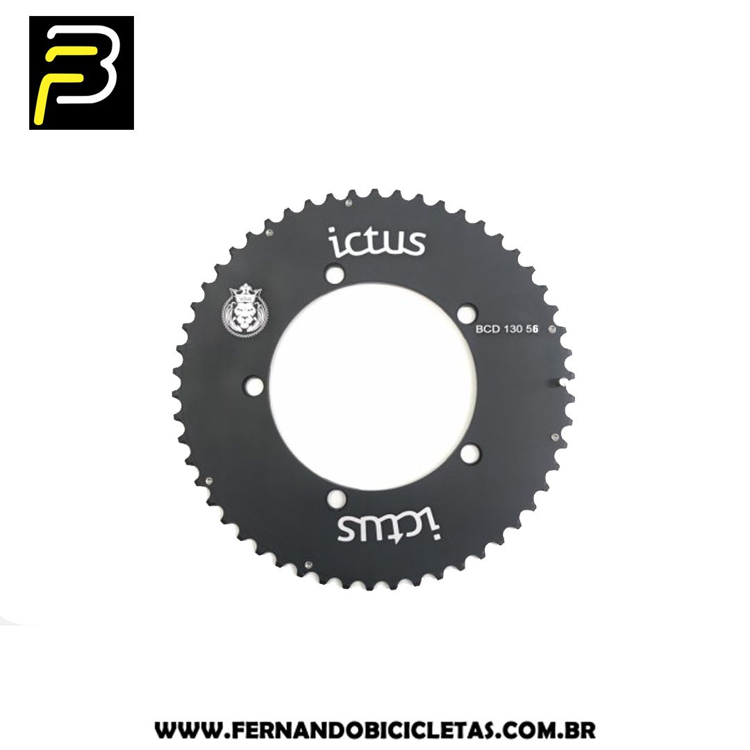 Coroa Ictus BCD 130 56 Dentes Speed Aero