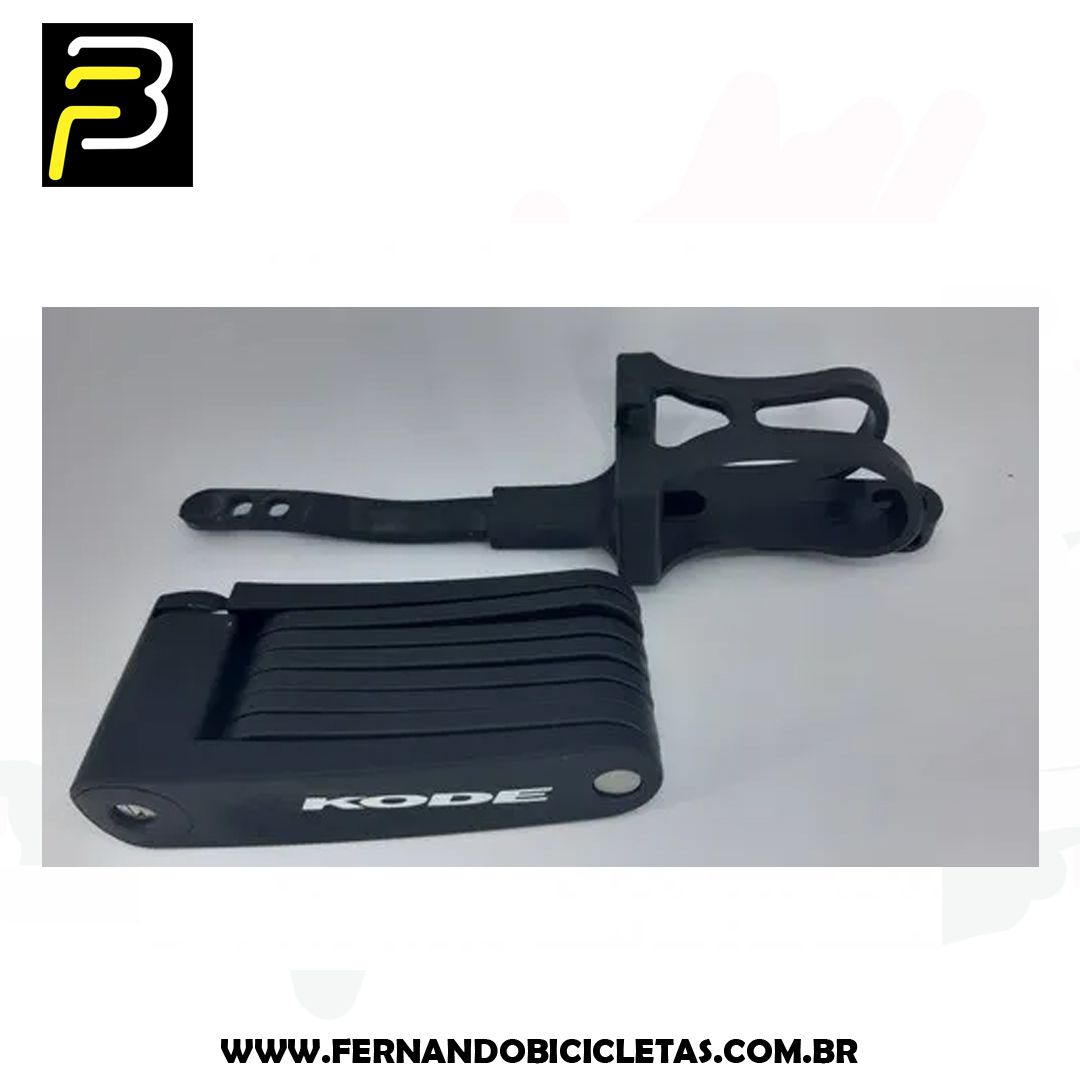 Cadeado Kode Dobrável Alta Resistência Bicicleta Bike Moto