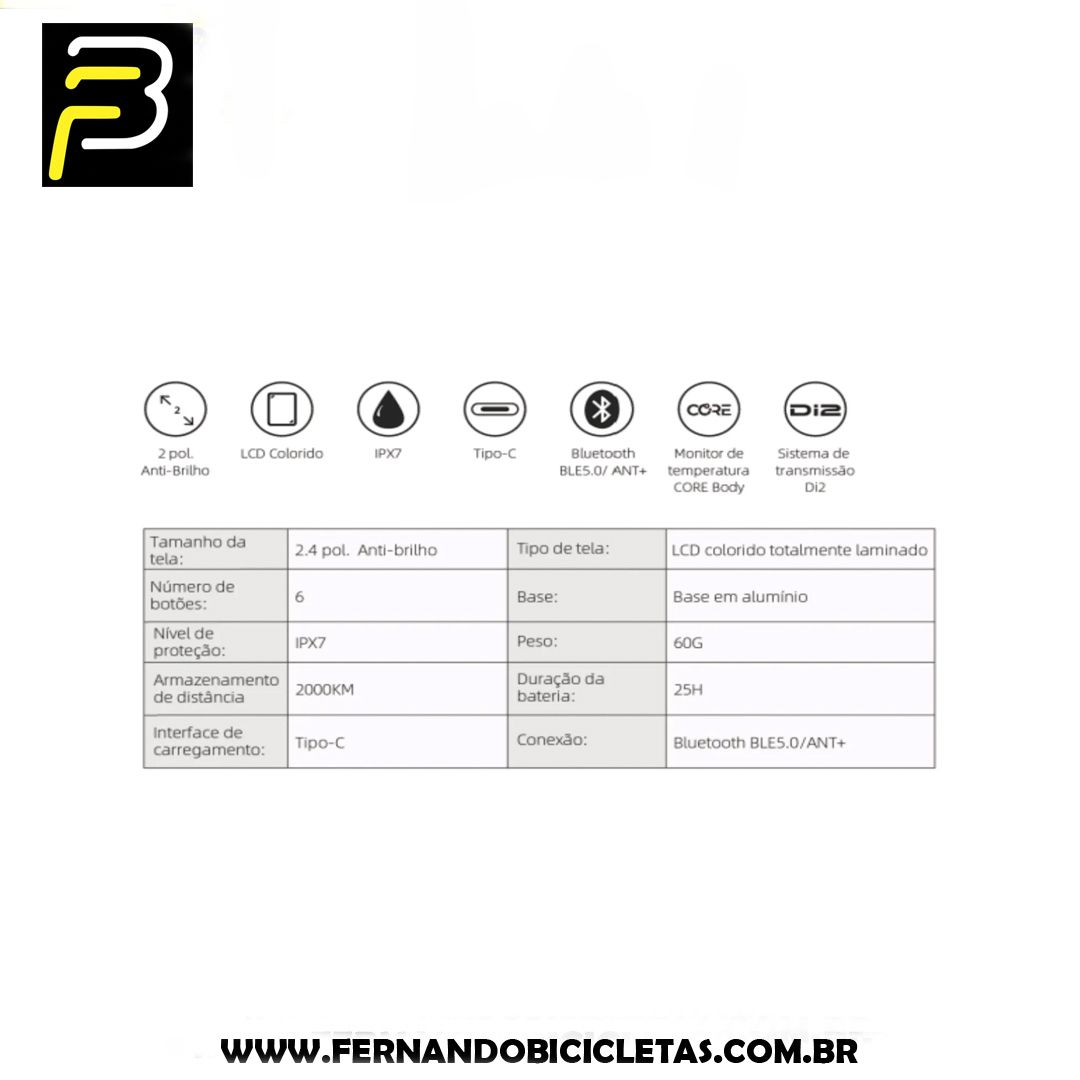 Ciclocomputador GPS Navihood L2
