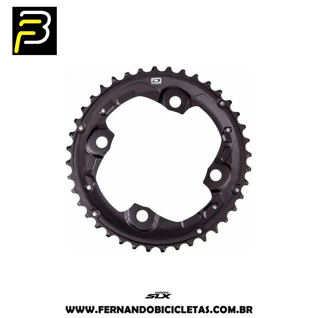 Coroa Shimano SLX FC-M675 2 x 10 Vel 104BCD 38 Dentes