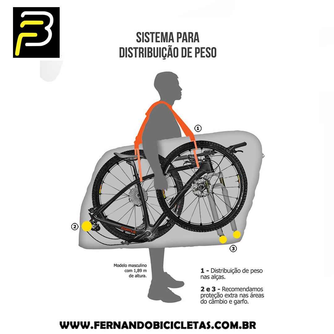 MALA BIKE 29 (Compatível com aros 26