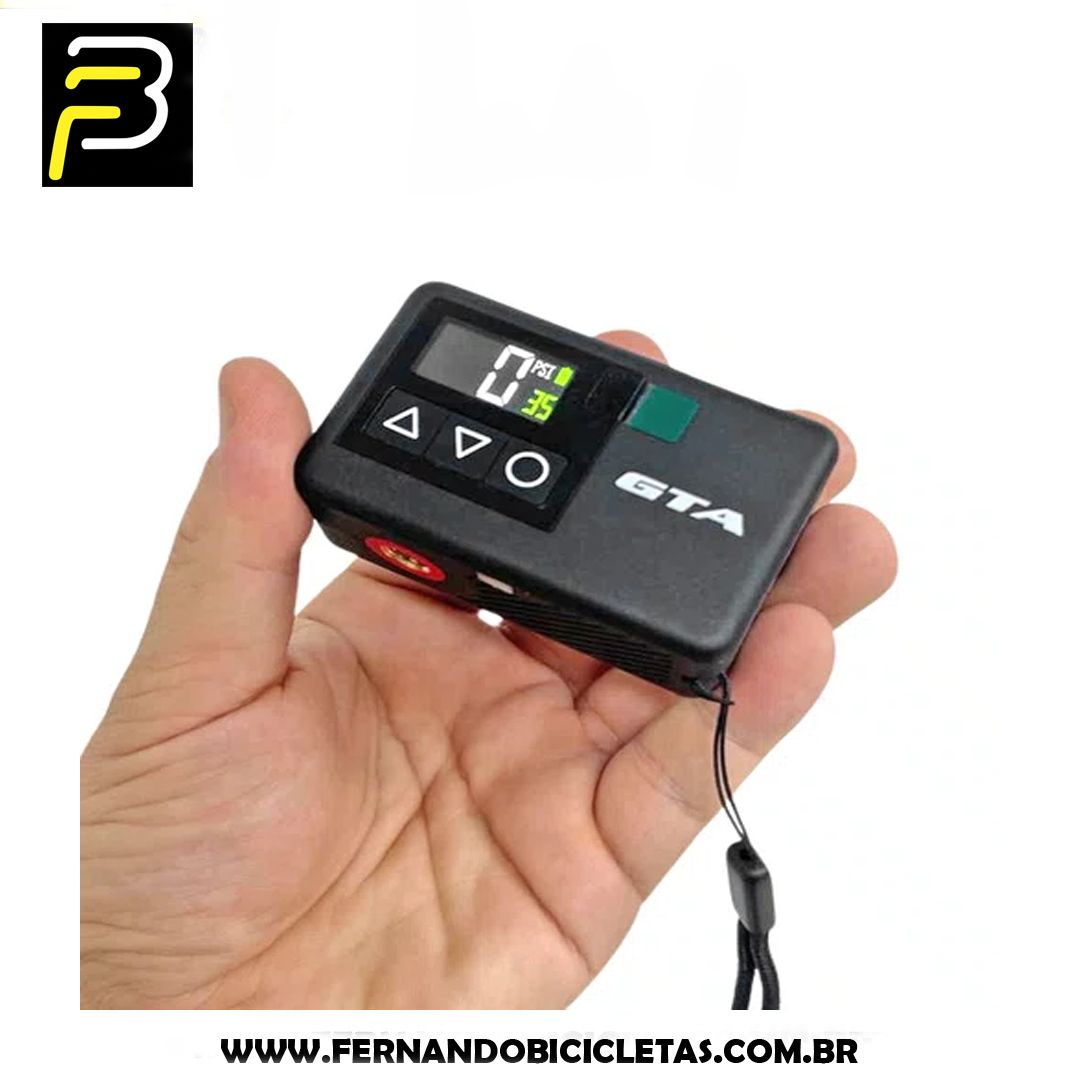 Bomba de Ar GTA Elétrica Smart Mini 120 psi Recarregável