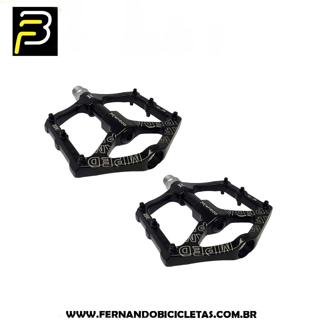 Pedal Mpeda Magnésio C/ Eixo Cromo