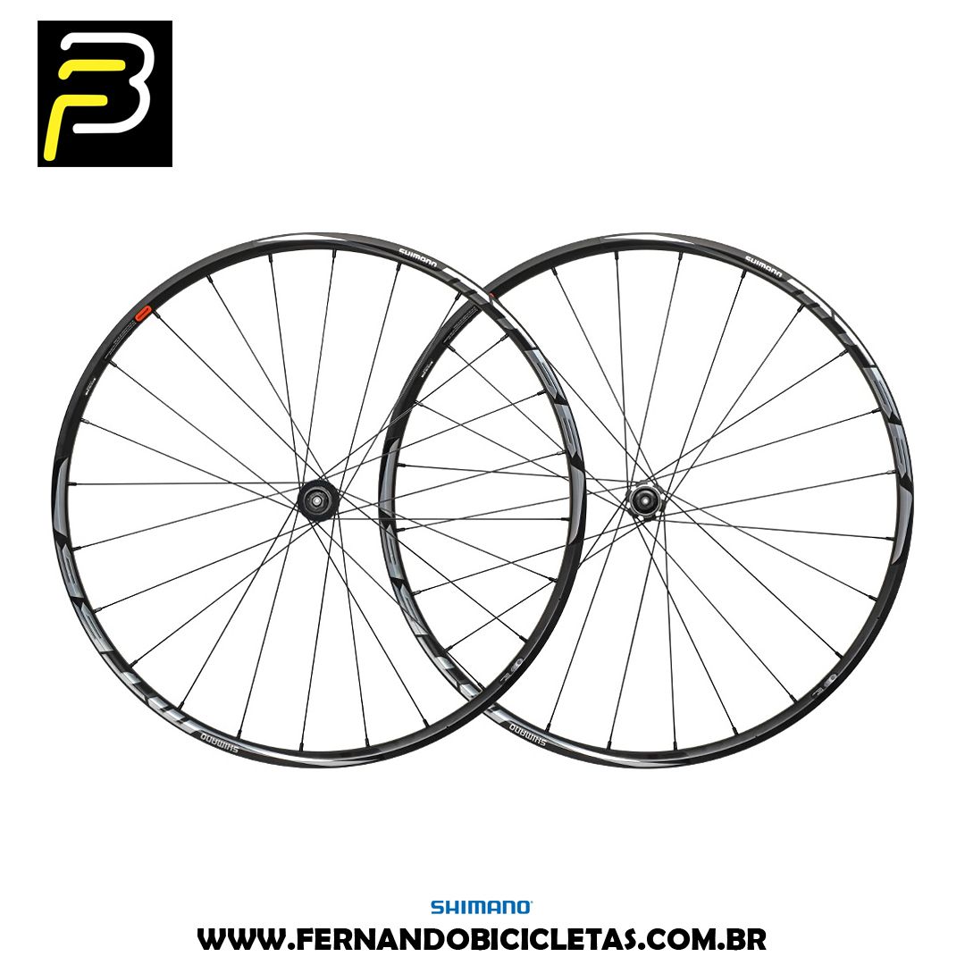 Roda Shimano WH-MT66 Tubeless 15mm Diant/9mm Tras - Aro 29