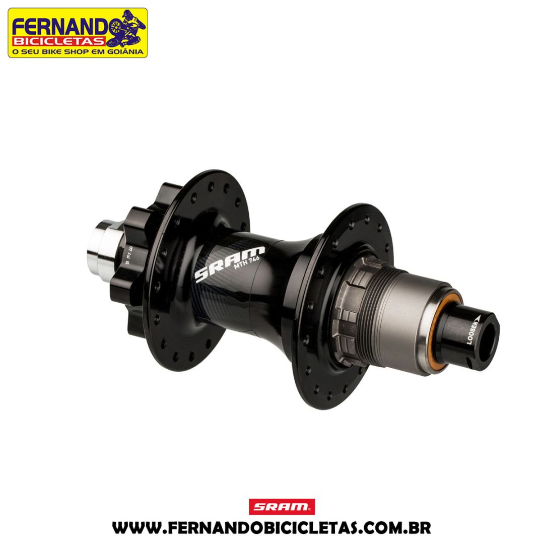Cubo Traseiro Sram MTH 746 Disc 12 x 142mm 32 Furos Free hub Sram XD